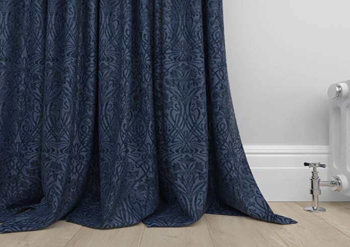 Tiverton, Indigo - Made to Measure Curtains - Image 6